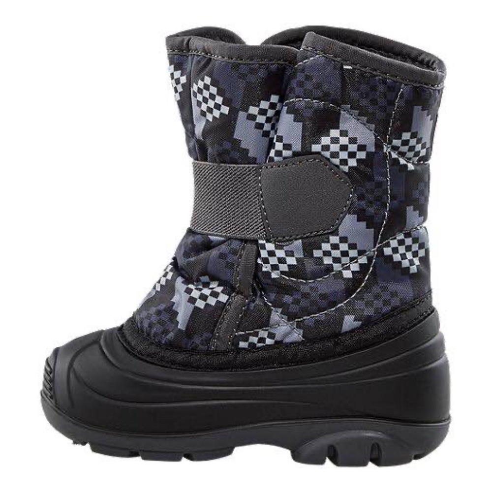 BRAND NEW toddler boy girl kamik snowbug 4 black winter snow boots size 5 6 7 - Picture 3 of 7